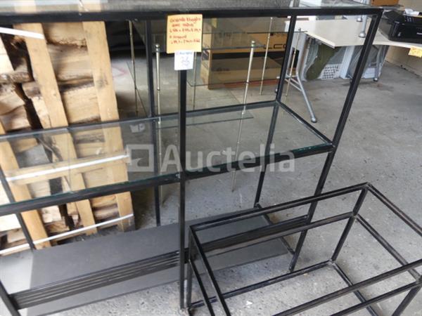 Grote foto modulaire planken van glas en metaal doe het zelf en verbouw hefwerktuigen