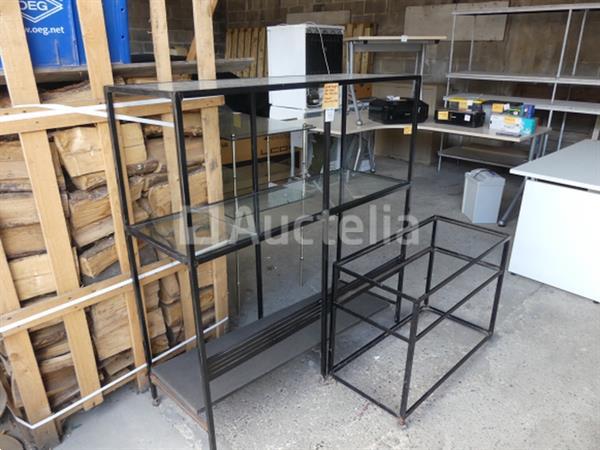 Grote foto modulaire planken van glas en metaal doe het zelf en verbouw hefwerktuigen