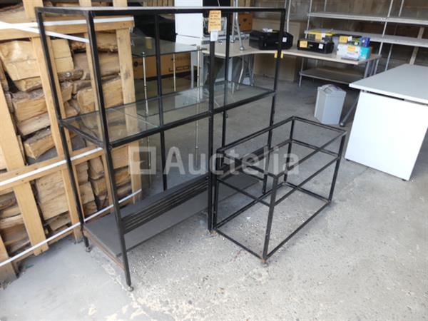 Grote foto modulaire planken van glas en metaal doe het zelf en verbouw hefwerktuigen