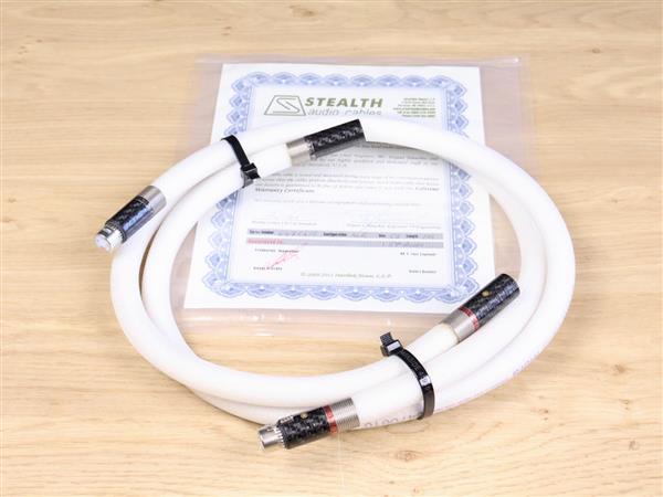 Grote foto stealth audio indra rev.08 highend audio interconnects xlr 1 0 metre audio tv en foto onderdelen en accessoires