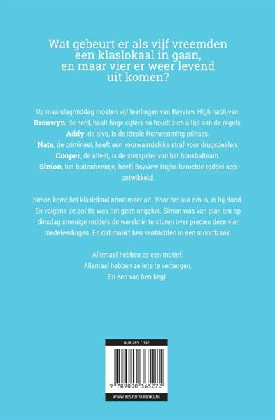 Grote foto een van ons liegt een van ons liegt boeken jeugd 13 jaar en ouder