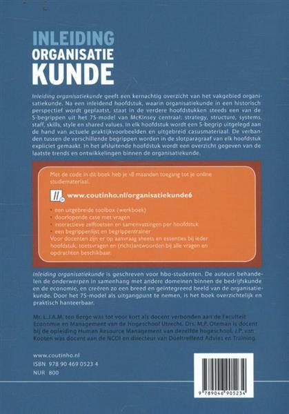Grote foto inleiding organisatiekunde boeken overige boeken