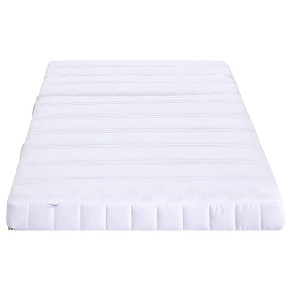 Grote foto vidaxl schuimmatras wit 80 x 200 cm stof huis en inrichting matrassen en bedbodems