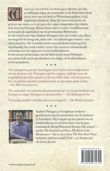 Grote foto het merk luther boeken geschiedenis wereld