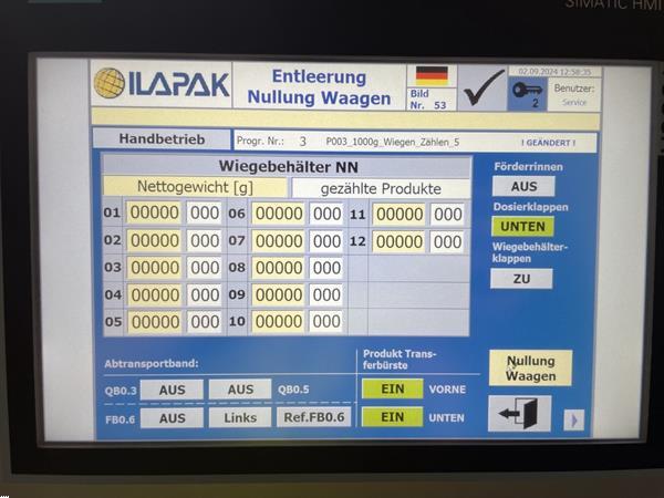 Grote foto ilapak w1200sf afweegmachine met telfunctie voor fruit agrarisch tuinbouw