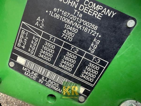 Grote foto john deere 6100m 775713 agrarisch tractoren