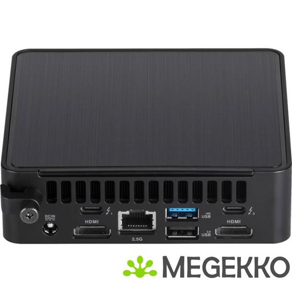 Grote foto asus nuc 14 pro slim kit rnuc14rvki300000i intel core 100u barebones pc computers en software overige computers en software