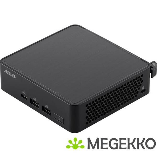 Grote foto asus nuc 14 pro slim kit rnuc14rvki300000i intel core 100u barebones pc computers en software overige computers en software