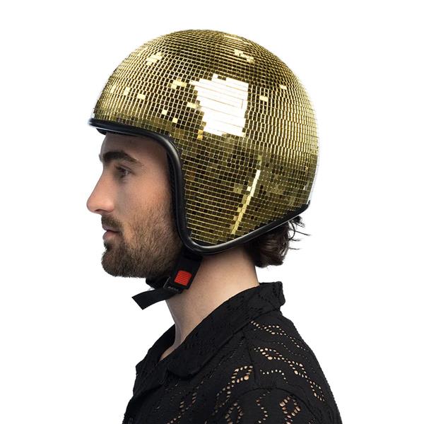 Grote foto disco 70s helm goud verzamelen overige verzamelingen