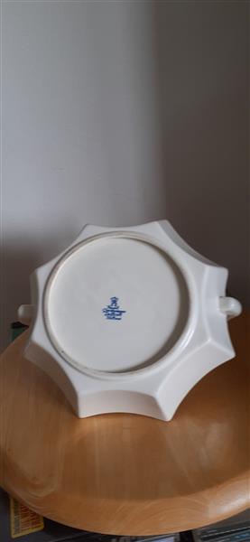Grote foto delfts wit bonbonschaaltje antiek en kunst keramiek en aardewerk