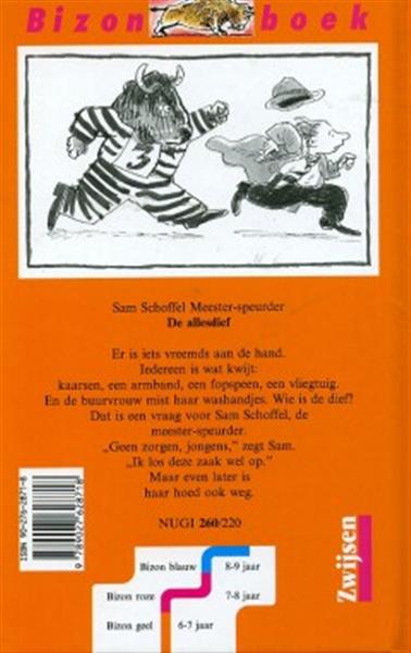 Grote foto sam schoffel meesterspeurder de allesdief bizon geel 6 2 boeken jeugd 13 jaar en ouder