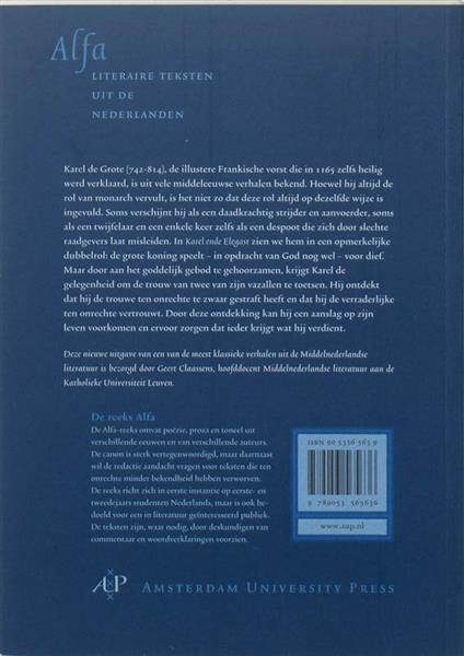 Grote foto karel ende elegast literatuur voor beginners boeken overige boeken