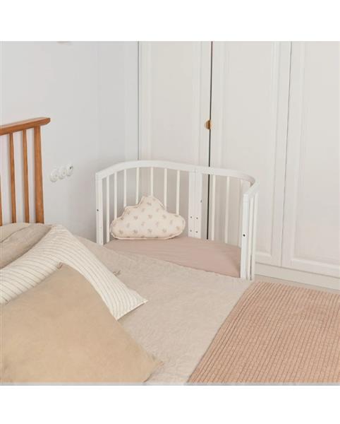 Grote foto hoeslaken voor 7 in 1 bed co sleeper 100 katoen wit kinderen en baby complete kinderkamers