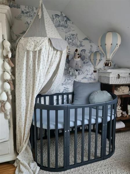 Grote foto hoeslaken voor 7 in 1 bed ovaal groot 100 katoen wit kinderen en baby complete kinderkamers