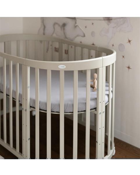 Grote foto hoeslaken voor 7 in 1 bed ovaal groot 100 katoen wit kinderen en baby complete kinderkamers