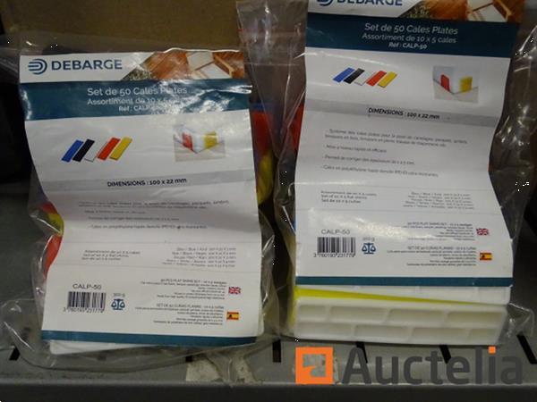 Grote foto 100 debarge calp 50 platte wiggen 2 zakjes van 50 stuks doe het zelf en verbouw onderdelen en accessoires