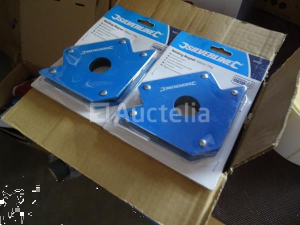Grote foto 2 x lasmagneten 100 mm 13 kg silverline doe het zelf en verbouw hefwerktuigen