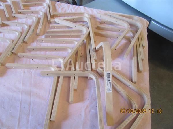 Grote foto hardware assortiment houten beugel set 56 stuks doe het zelf en verbouw onderdelen en accessoires