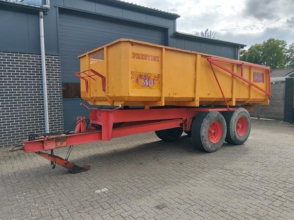 Grote foto miedema hst 125 kipper kiepwagen agrarisch aanhangwagens