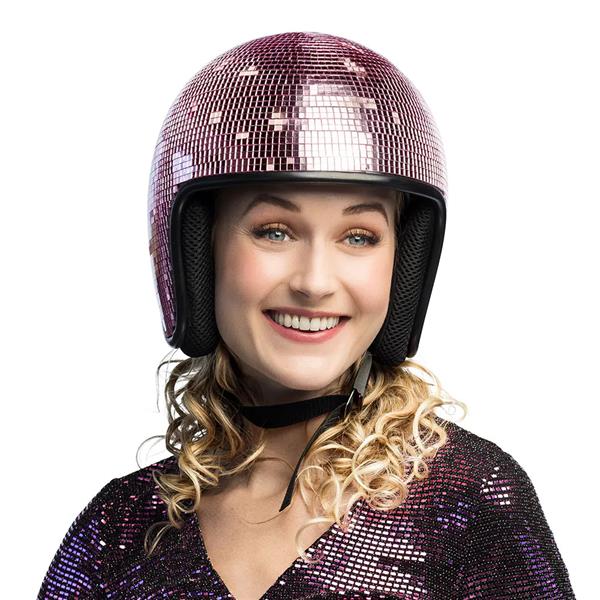Grote foto disco 70s helm roze verzamelen overige verzamelingen