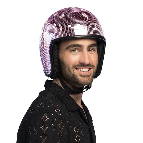 Grote foto disco 70s helm roze verzamelen overige verzamelingen