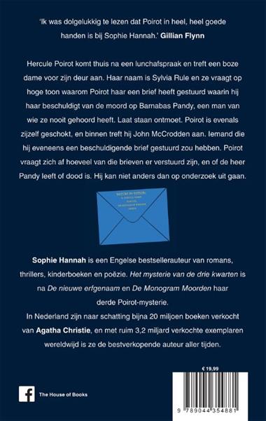 Grote foto het mysterie van de drie kwarten boeken thrillers