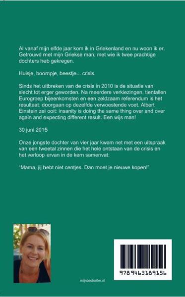 Grote foto een dagboek in de griekse crisis boeken fotografie en design