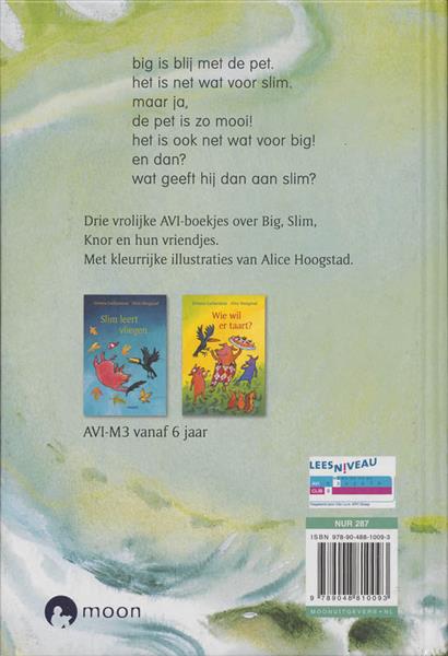 Grote foto een pet voor slim big slim en knor boeken jeugd 13 jaar en ouder