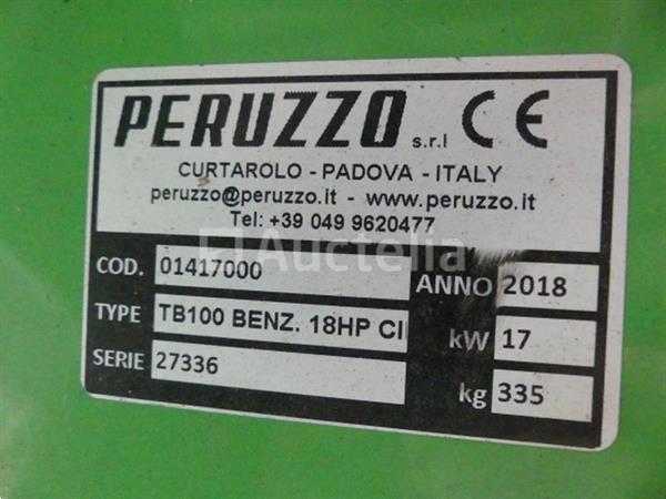 Grote foto tuinhakselaar op rupsbanden peruzzo tb100 agrarisch bosbouw