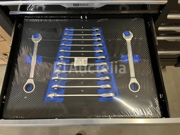 Grote foto mobiele werkplaatswagen xxxl 12 laden waarvan 6 gevuld doe het zelf en verbouw gereedschappen en machines