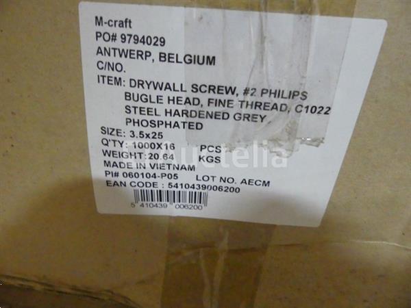 Grote foto 13 gipsplaten schroeven 3 5 x 25 doe het zelf en verbouw onderdelen en accessoires