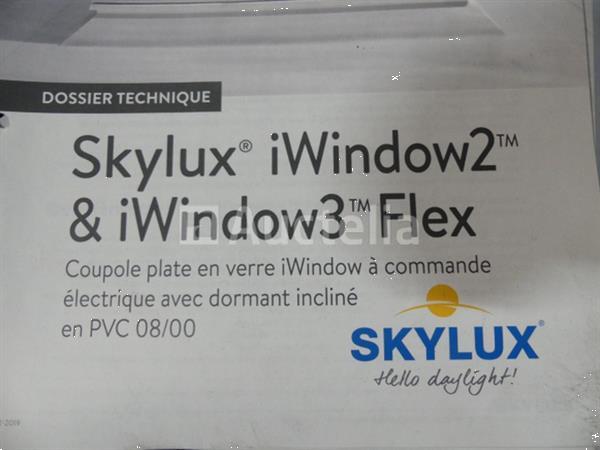 Grote foto skylux window 2 vlakke glazen koepel doe het zelf en verbouw onderdelen en accessoires
