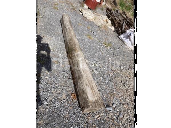 Grote foto oude eiken balk doe het zelf en verbouw ijzerwaren en bevestigingsmiddelen