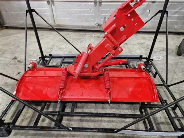 Grote foto hydraulische schuif sneeuw modder voer of mest agrarisch tractor toebehoren