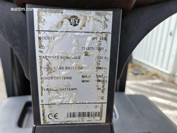 Grote foto bt spe125l elektrische stapelaar doe het zelf en verbouw hefwerktuigen