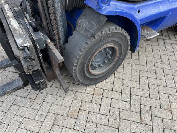 Grote foto heftruck linde h45d duplo495 vorkversteller rotator perkins diesel 1992 agrarisch heftrucks