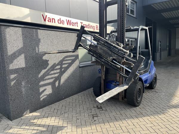 Grote foto heftruck linde h45d duplo495 vorkversteller rotator perkins diesel 1992 agrarisch heftrucks