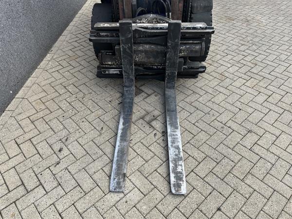 Grote foto heftruck linde h45d duplo495 vorkversteller rotator perkins diesel 1992 agrarisch heftrucks