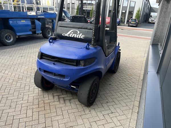 Grote foto heftruck linde h45d duplo495 vorkversteller rotator perkins diesel 1992 agrarisch heftrucks