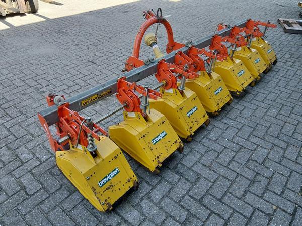 Grote foto breviglieri rijenfrees strokenfrees 7 rijen agrarisch akkerbouw