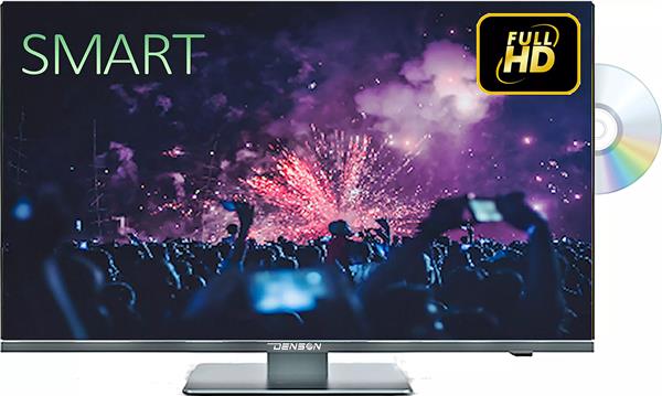 Grote foto denson frameless den22f smart tv full hd 22 led tv met dvd audio tv en foto overige tv