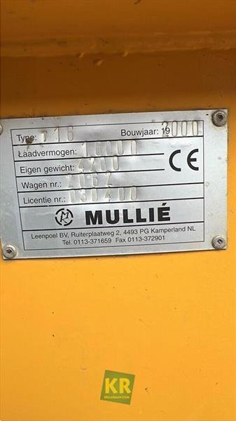 Grote foto mp mullie t16 775662 agrarisch aanhangwagens