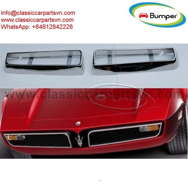 Grote foto maserati bora 1971 grille auto onderdelen accessoire delen