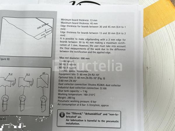 Grote foto kantenlijmmachine virutex eb 140 plc 2024 doe het zelf en verbouw ijzerwaren en bevestigingsmiddelen