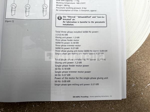 Grote foto kantenlijmmachine virutex eb 140 plc 2024 doe het zelf en verbouw ijzerwaren en bevestigingsmiddelen