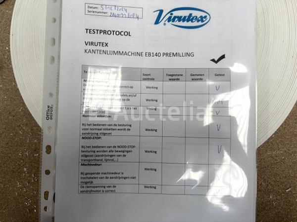 Grote foto kantenlijmmachine virutex eb 140 plc 2024 doe het zelf en verbouw ijzerwaren en bevestigingsmiddelen