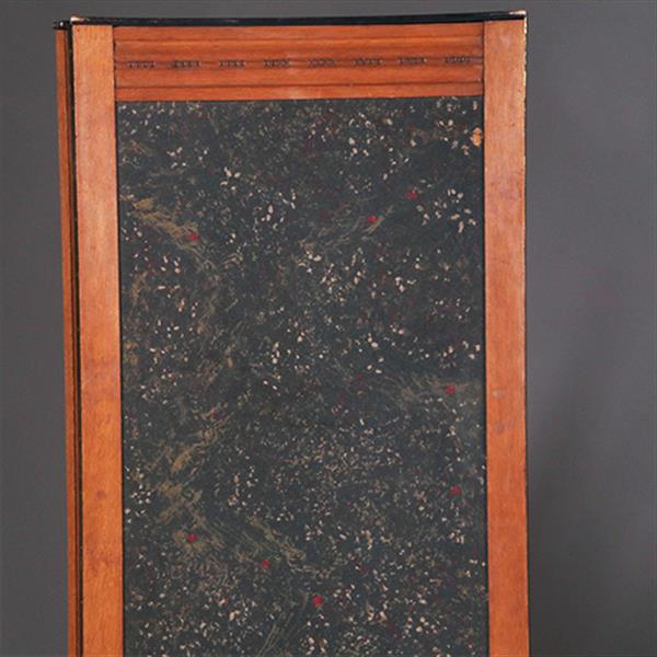 Grote foto 4 slags kamerscherm met sterrehemel en inlegwerk onderpanelen beide kanten identiek no.330325 antiek en kunst stoelen en banken