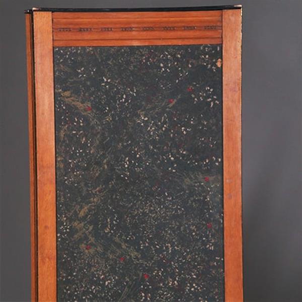 Grote foto 4 slags kamerscherm met sterrehemel en inlegwerk onderpanelen beide kanten identiek no.330325 antiek en kunst stoelen en banken