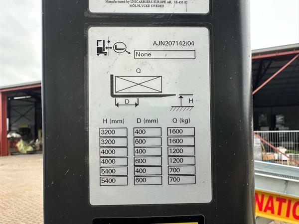 Grote foto vs 22382 elektrische triplex meerijdstapelaar 5400mm bj2017 doe het zelf en verbouw hefwerktuigen