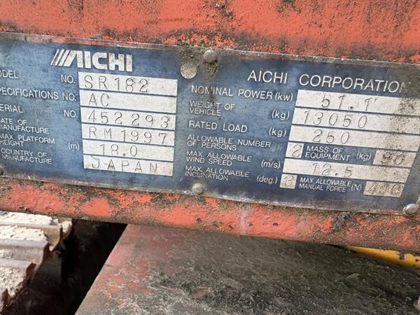 Grote foto hoogwerker rupshoogwerker aichi sr182 doe het zelf en verbouw hoogwerkers